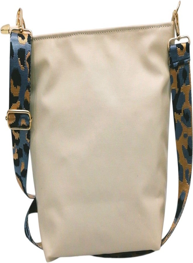 Poorak Beige Sling Bag with Detachable Grey Belt for Girls & Women - Image 1